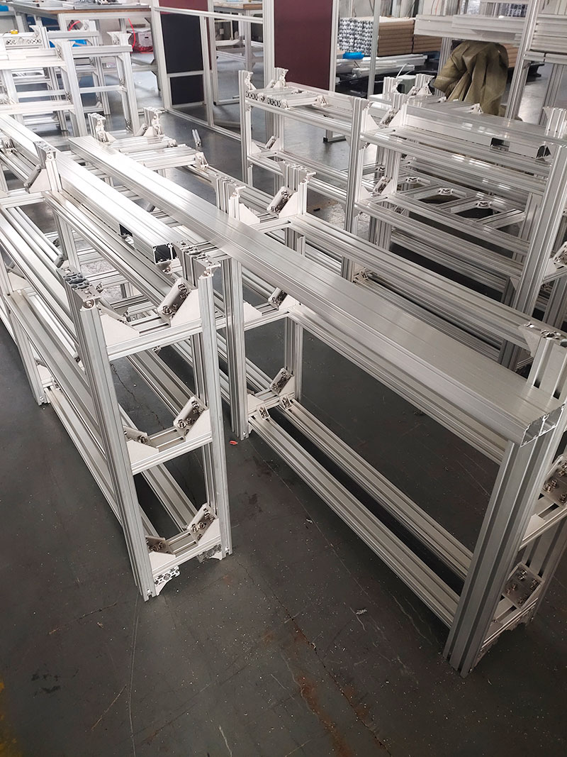 鋁型材流水線機(jī)架