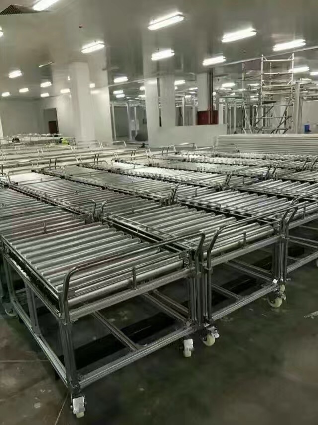 鋁型材倉(cāng)儲(chǔ)冷庫周轉(zhuǎn)臺(tái)車